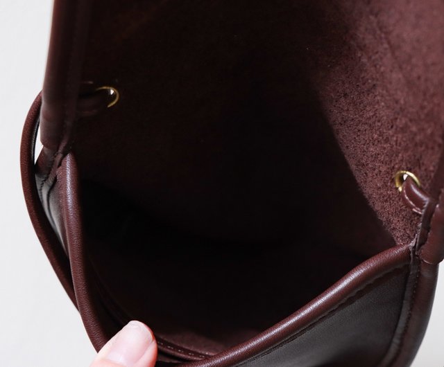 ヴィンテージコーチ ダークブラウン ミニクロスボディバッグ