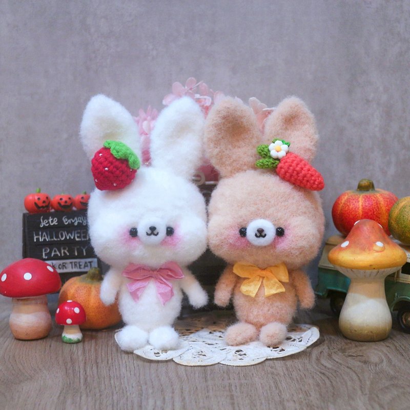 puffy bunny - Stuffed Dolls & Figurines - Other Man-Made Fibers 