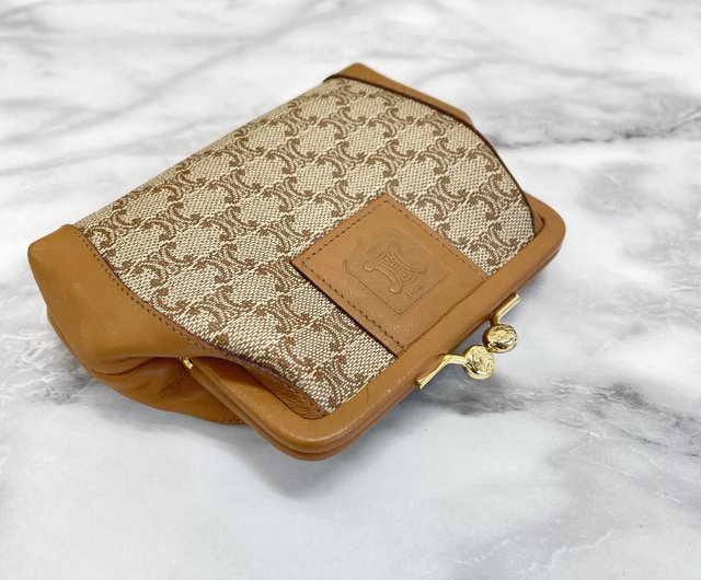 日本直送 名牌中古包 】CELINE セリーヌ マカダム ブラゾン型