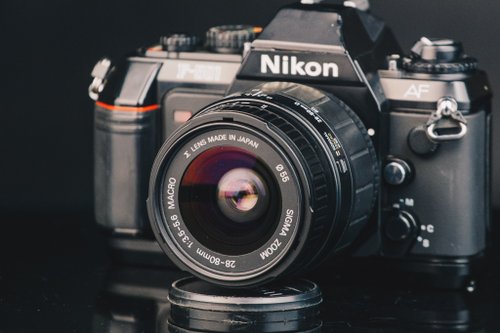 [美品]Nikon F501 + 28-80mm Nikon F-501 AF Film Camera Nikkor 28-80mm F3.5-5.6D Near