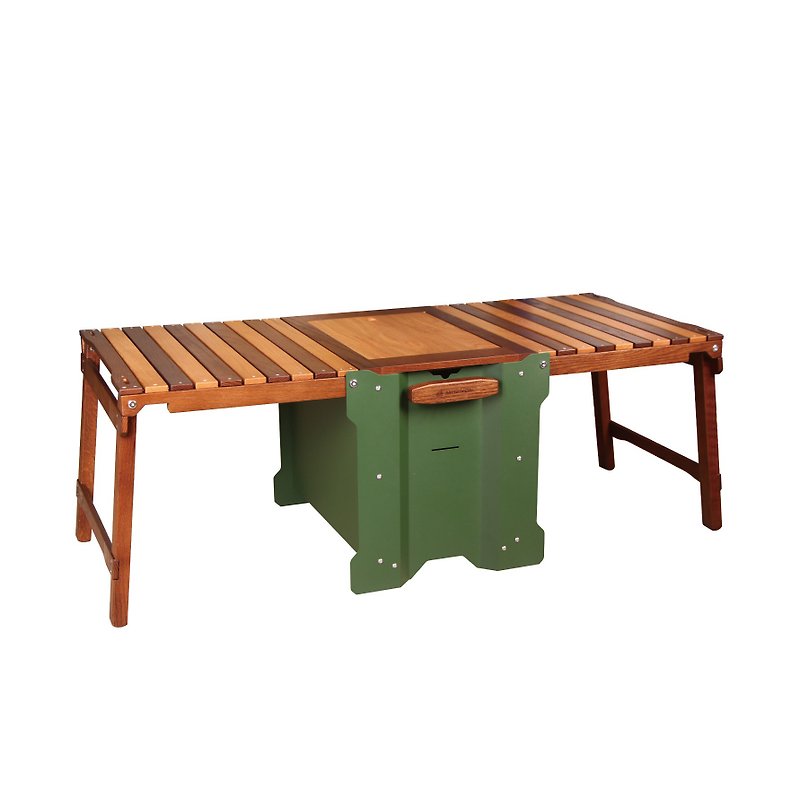 MORIXON 魔法鋁箱桌 系列 MB-1 箱桌 - 野餐墊/露營用品 - 木頭 