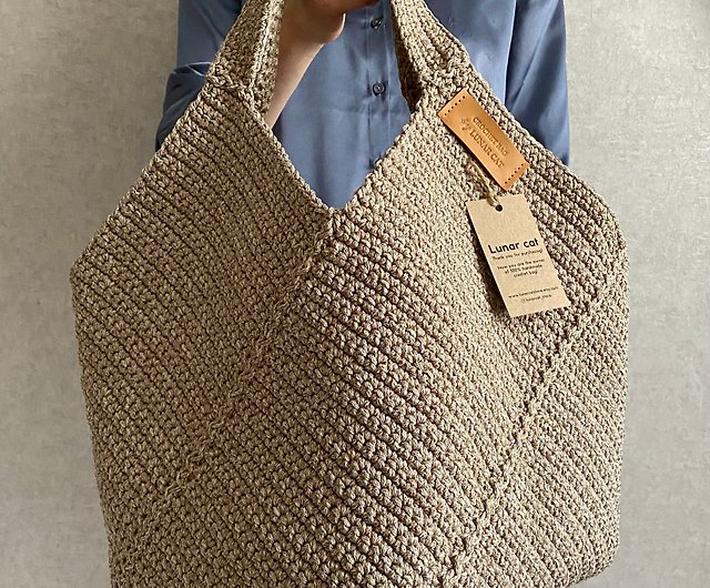 PDF PATTERN Crochet tote bag patterns, Crochet Reusable Bag 