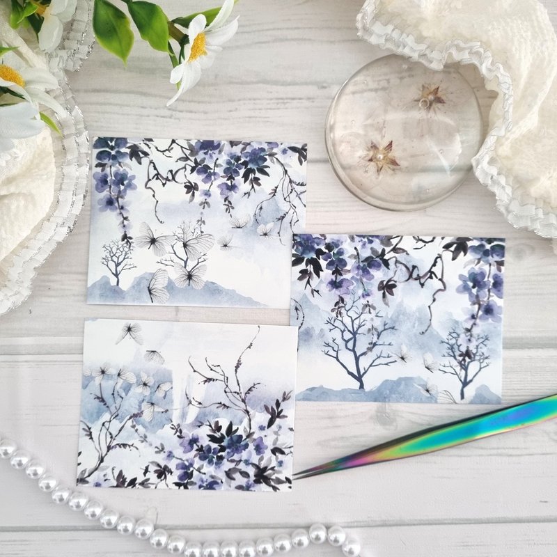 Oriental design paper(memo)_June_3 - 貼紙 - 紙 