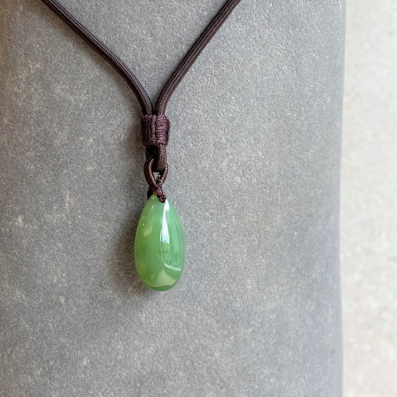 Jade necklace - Taiwan design and making - Necklaces - Jade Green