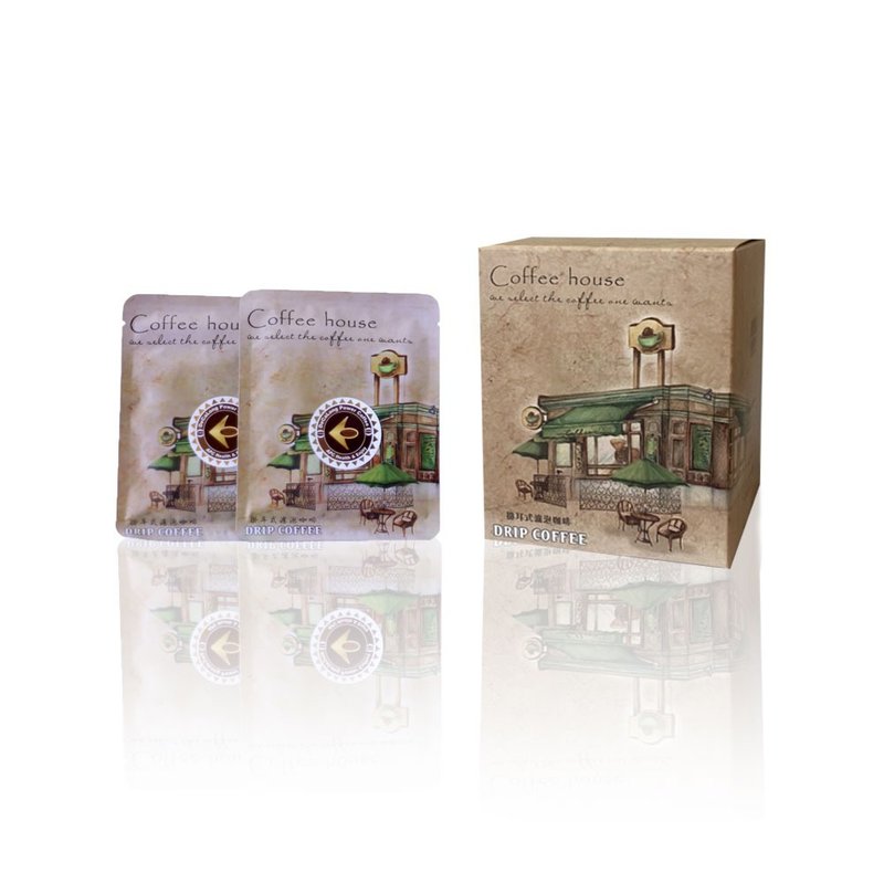 Drip coffee strong filter hanging coffee [Ethiopia Yirgashefikonga Cooperative G1] 10 pieces - กาแฟ - วัสดุอื่นๆ 