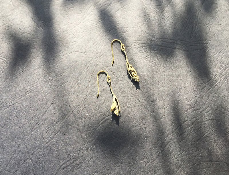 | YANGYANG | Little Botanic Garden: Earrings - Earrings & Clip-ons - Other Metals Gold
