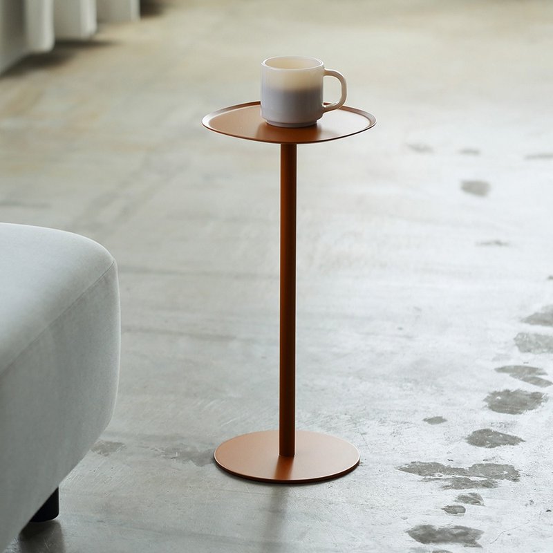 Japanese ideaco rounded corner side table (height 50cm) - multiple colors available - Other Furniture - Other Metals Orange