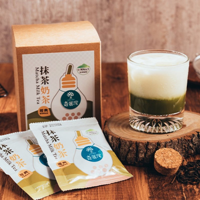 [Classic Matcha Milk Tea] 8 Bags | Qi Li Wan Zhen Milk