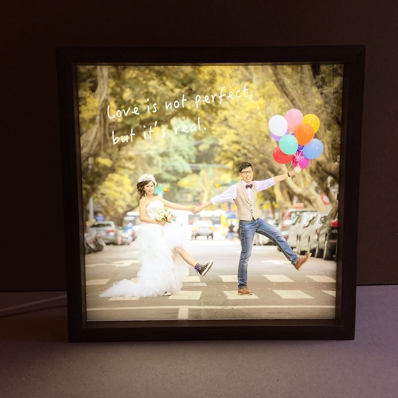 Fun Print [customized] Light Box---Valentine's day recommended - Lighting - Wood 
