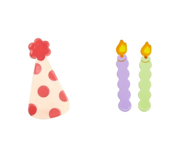 YUJIE Party Candle Hair Clips YUJIE Party Candle Hair Clips