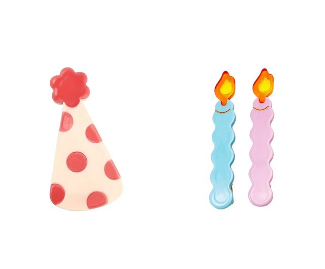 YUJIE Party Candle Hair Clips YUJIE Party Candle Hair Clips