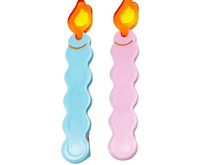 YUJIE Party Candle Hair Clips YUJIE Party Candle Hair Clips