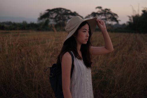 FLOPPY HAT- Beige