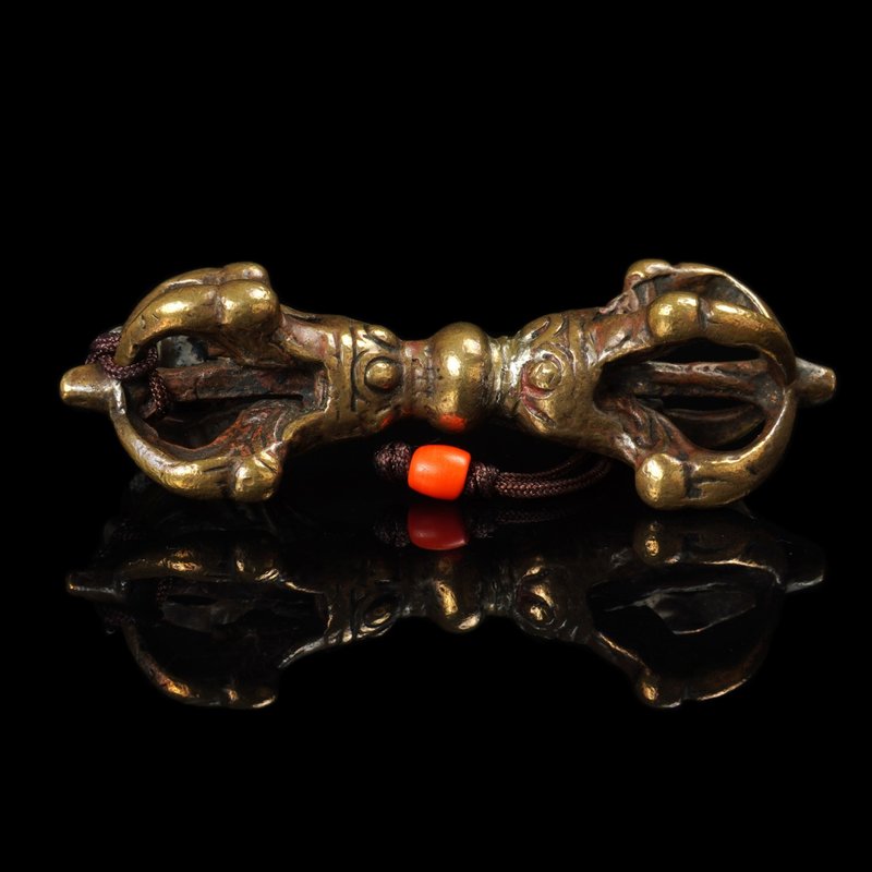 Tibetan vajra from the 17th to 18th century (8.4 cm long) - อื่นๆ - วัสดุอื่นๆ 