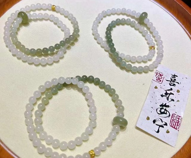 天然Hetian Jade/Hetian Jade-Qingshui Jade グラデーションカラー