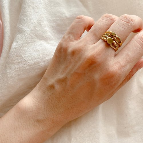 Glad Hand Quality Made Brass Cigar Tag Ring Bronze Ring/Scarf Ring - Shop  goodforit Other - Pinkoi