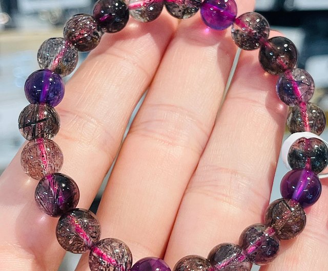 ⭐︎フラワー パープルルチル スーパーセブン 丸玉 11mm ⭐︎高級