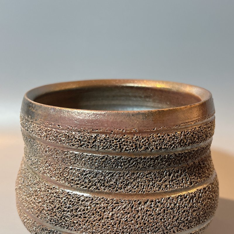 柴燒冰煙大茶碗 / 水方 / 小平凡手作 - 茶壺/茶杯/茶具 - 陶 