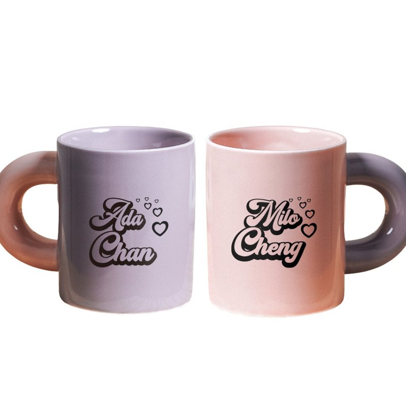 [Customized] Mug Ceramic Home Girls Fresh Couple Creative Water Cup - แก้วมัค/แก้วกาแฟ - ดินเผา 