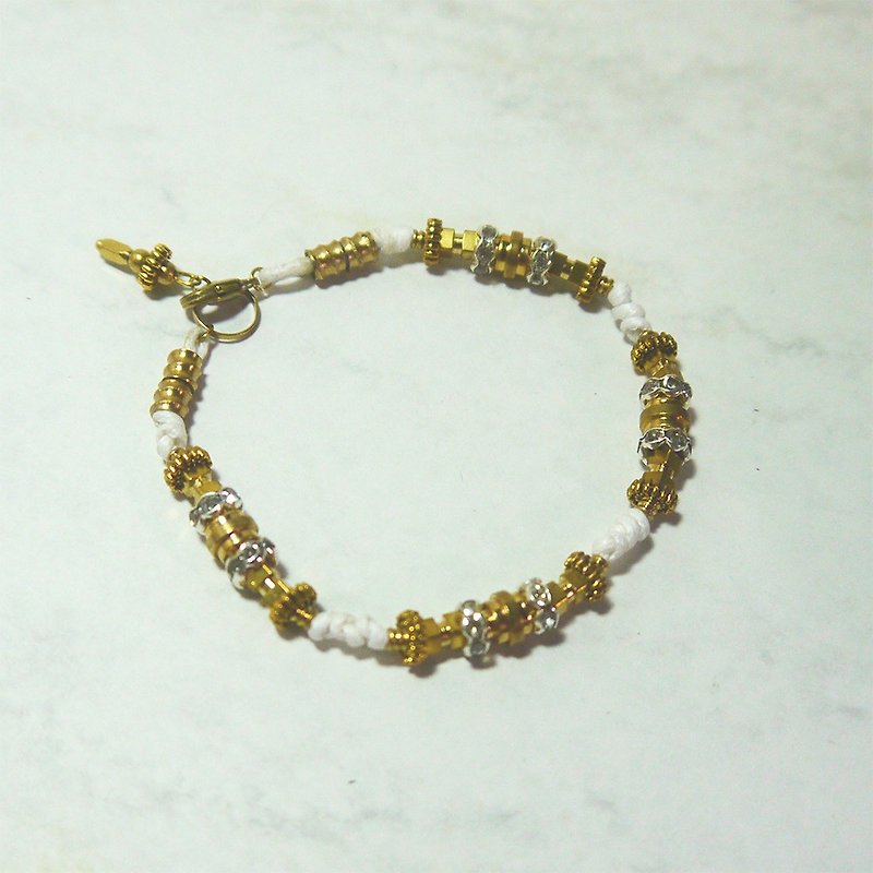 Baroque girl - brass knot bracelet> jewelry jewelry / brass / bracelet / accessories - สร้อยข้อมือ - โลหะ สีเหลือง