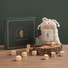 【永續環保】天然台灣檜木方塊除濕香氛包精油禮盒 重複利用