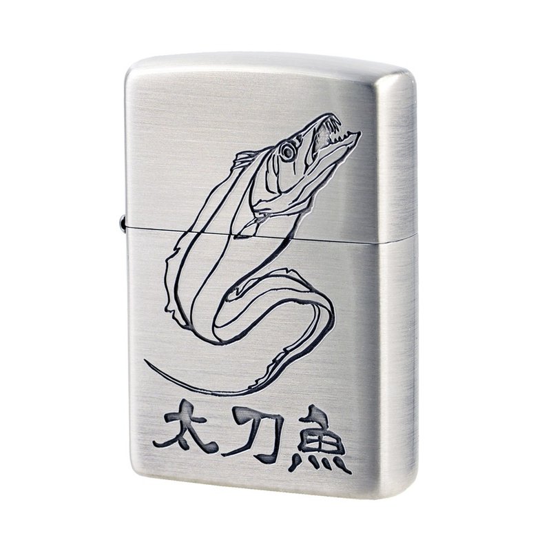 【ZIPPO官方旗艦店】 太刀魚設計防風打火機 ZA-5-119 - 其他 - 銅/黃銅 銀色