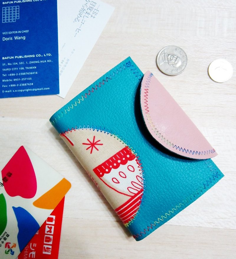 塗鴉票卡名片夾零錢包Card case coin purse - 散紙包 - 防水材質 多色
