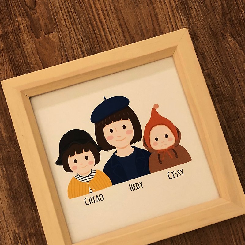 This product is an additional purchase using a customized portrait wooden frame - กรอบรูป - วัสดุอื่นๆ 