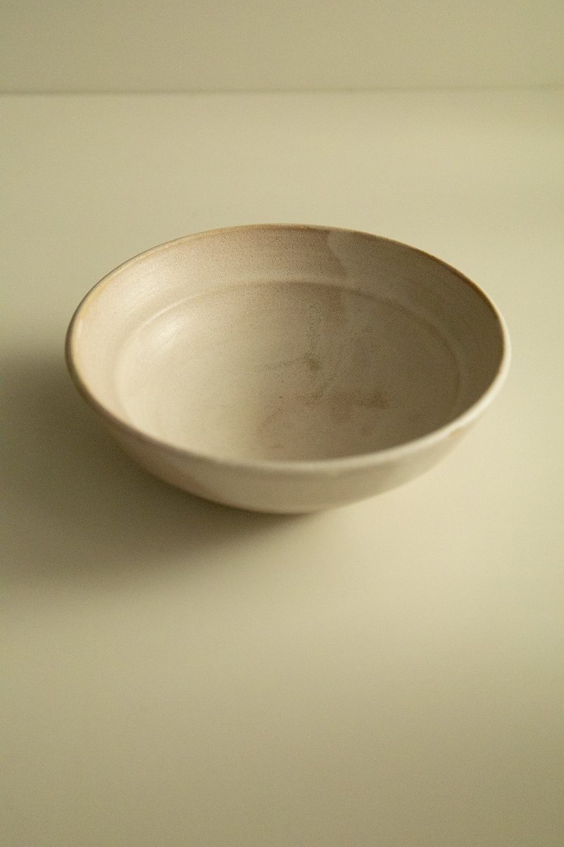 Sand color wide mouth small bowl - ถ้วยชาม - ดินเผา หลากหลายสี