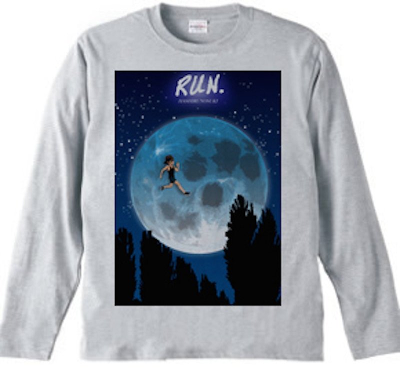 RUN until the moon - Women's T-Shirts - Other Materials White
