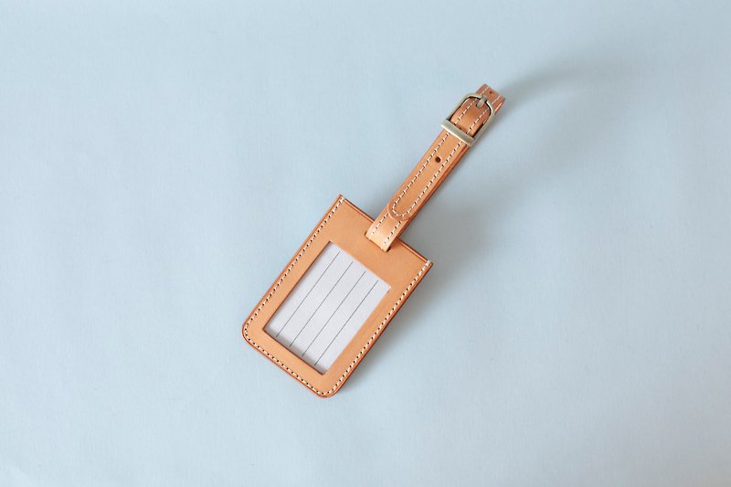 Classic Luggage Tags | Leather Customization | Custom Typing | Small Travel Items | Genuine Leather | Gifts - Luggage Tags - Genuine Leather 