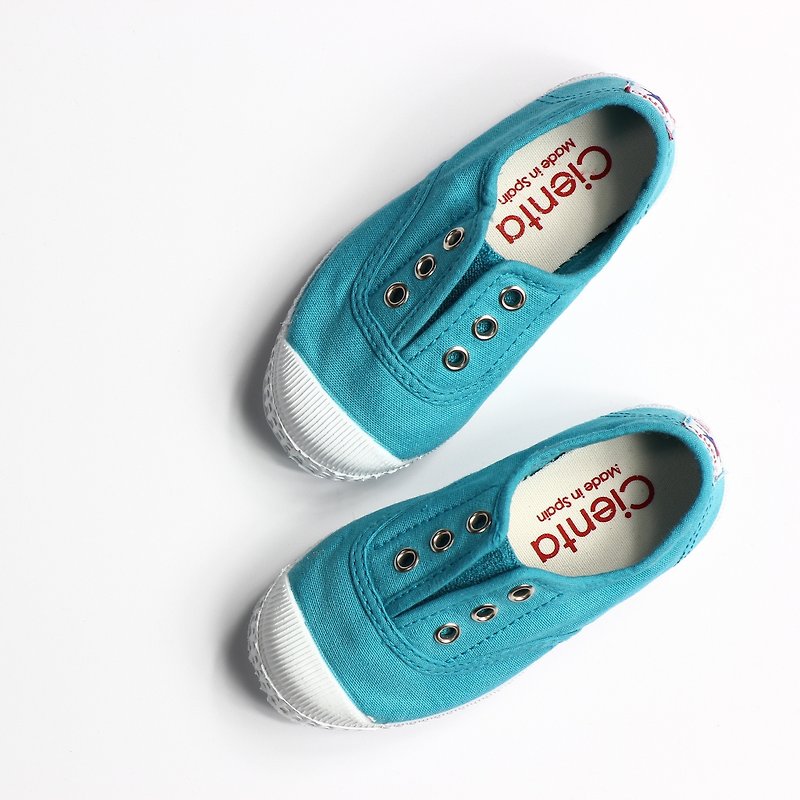 西班牙國民帆布鞋 CIENTA 童鞋尺寸 土耳其藍色 香香鞋 70997 16 - 男/女童鞋 - 棉．麻 綠色