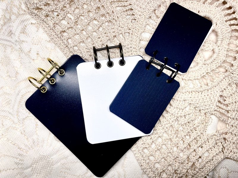 (handmade) 3 ring notebook - 筆記本/手帳 - 紙 白色