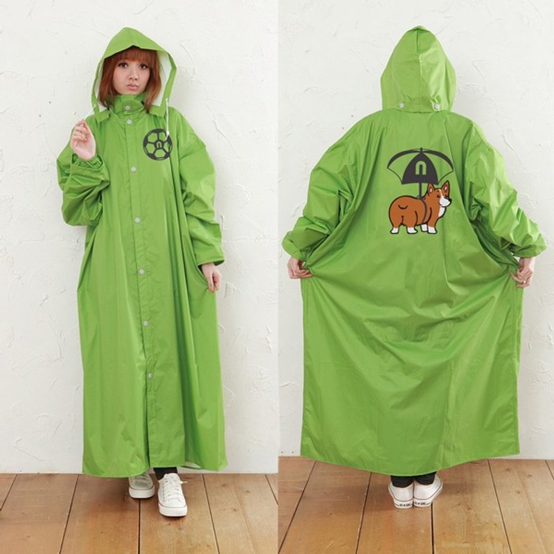 Reflective raincoat Corgi - ร่ม - วัสดุกันนำ้ หลากหลายสี