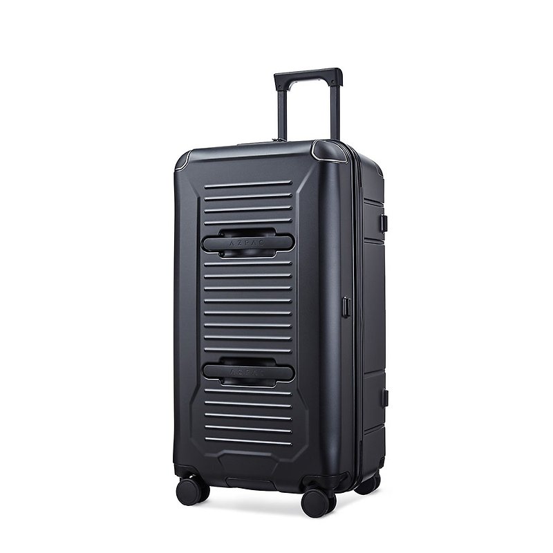 NEW! AZPAC | Trucker 30-inch explosion-proof zipper suitcase Stone black - Luggage & Luggage Covers - Other Materials Black