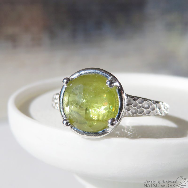 スフェーン リング / Sphene Ring 1 - 戒指 - 寶石 黃色