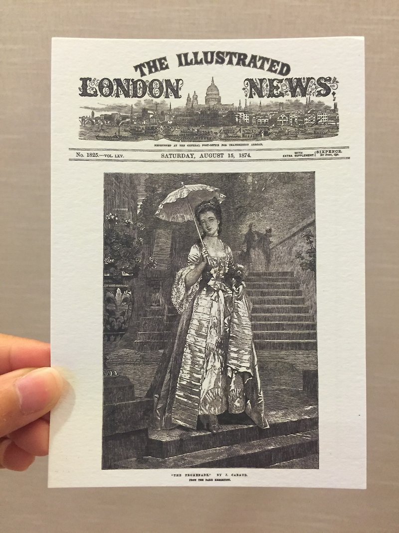 British retaliation century carved postcard London Videos - Cards & Postcards - Paper Multicolor