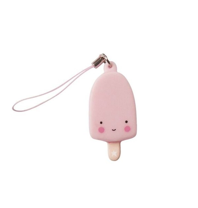Dutch a Little Lovely Company – healing pink popsicle charm - Items for Display - Plastic Pink