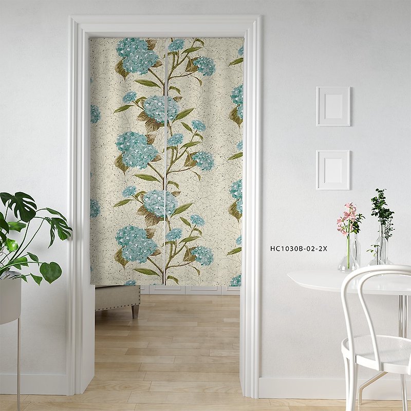 Brand Original Printed Door Curtain Hydrangea Branch - Doorway Curtains & Door Signs - Polyester 