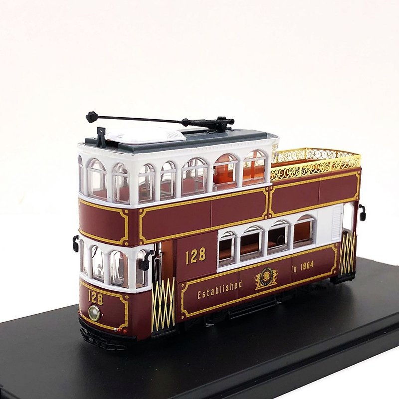 香港電車 合金模型－紅色古典電車