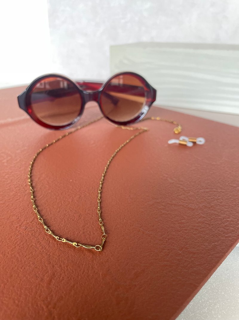 Gold  Necklace / Glasses chain / Bracelet - Glasses & Frames - Glass Gold