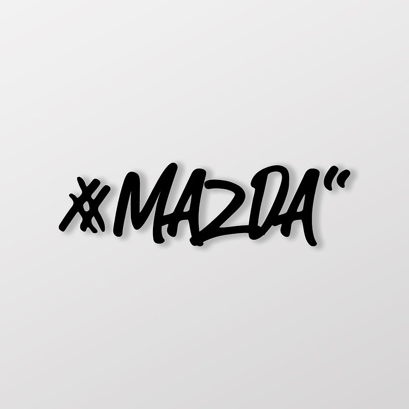 #MAZDA/Car stickers, stickersSunBrotherSun Brothers - สติกเกอร์ - วัสดุกันนำ้ 