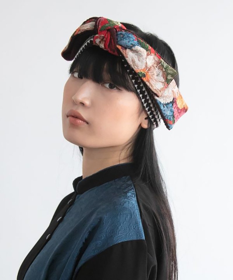 【熱門預購】復古織紋立體髮帶 (2色) COHP5308 - 髮夾/髮圈 - 其他材質 紅色