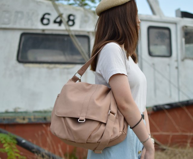 Rose gold sales messenger bag