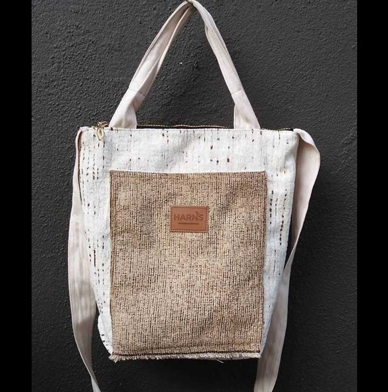 HARNS side shoulder bag clutch bag Tote bag - กระเป๋าคลัทช์ - กระดาษ สีส้ม