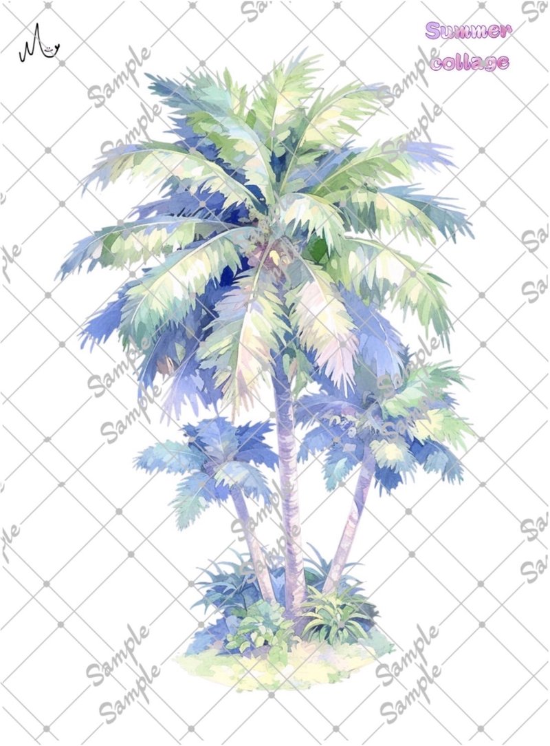 オリジナル人物ステッカー期間限定 Summerシリーズ 8月10日まで - 貼紙 - 紙 