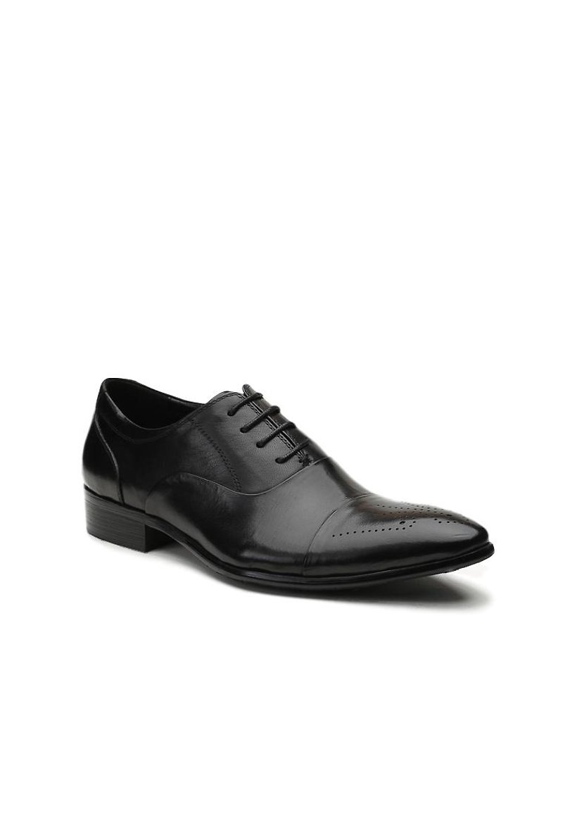 Kings Collection 真皮麥卡利斯特 牛津鞋 KV80022 黑色 - 男皮鞋 - 真皮 黑色