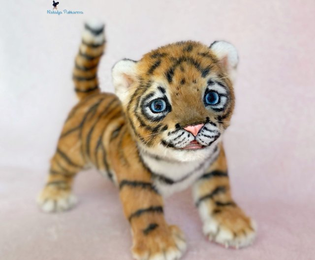 Baby Tiger Cubs Ultra-Realistic (Set of 2)