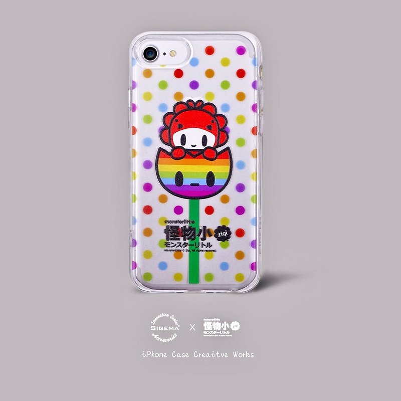iPhone SE2/7/8 ZIQI Monster Flower TPU Soft Transparent Phone Case Phone Case - Phone Cases - Silicone Transparent