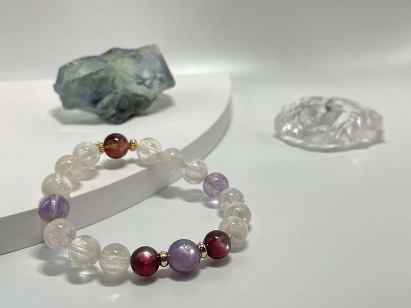 Crystal Bracelet - Bracelets - Semi-Precious Stones Purple